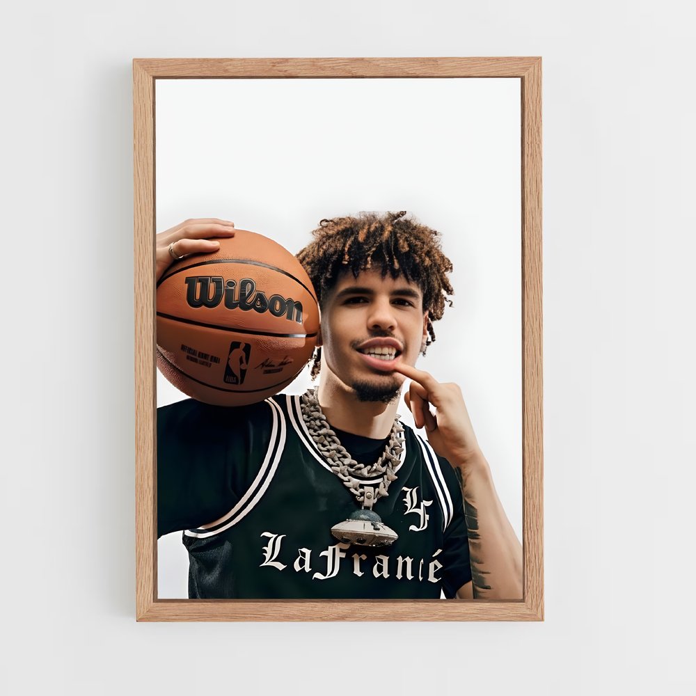 Poster Lamelo ball décorative – affiche Basketball (vue 4)